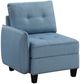 Homelegance® Garren 5-Piece Blue Modular Sectional with Storage and Ottoman-4