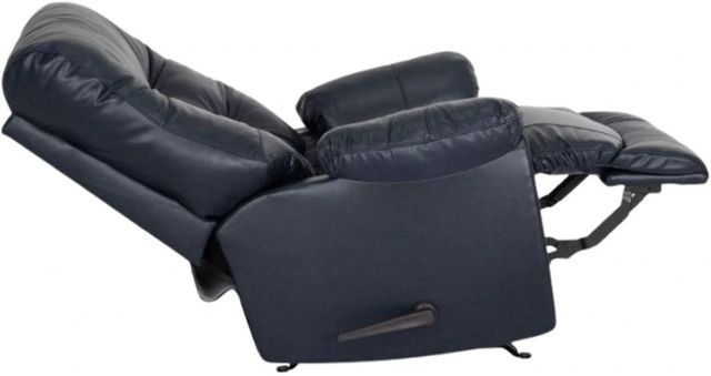 Franklin™ Trilogy Federica Navy Leather Manual Recliner-1