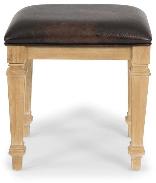 homestyles® Manor House Brown Vanity Bench-3
