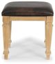 homestyles® Manor House Brown Vanity Bench-3