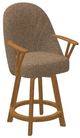 Chromcraft Customizable Bailey Counter Height Swivel Dining Stool-0