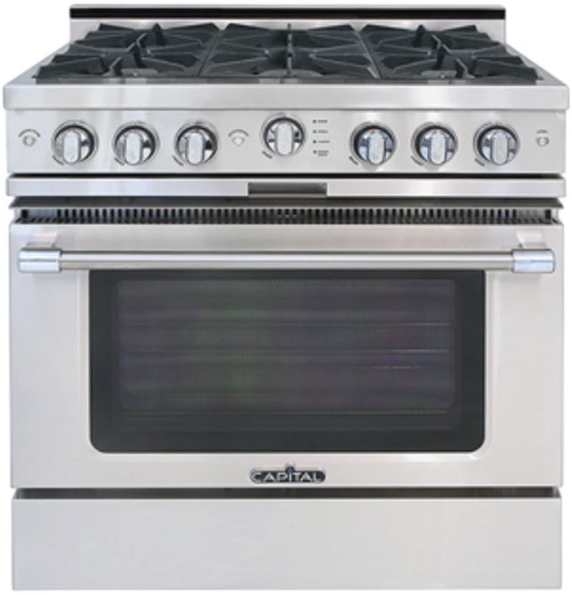 Capital Cooking™ Culinarian 36" Stainless Steel Pro Style Gas Range-0