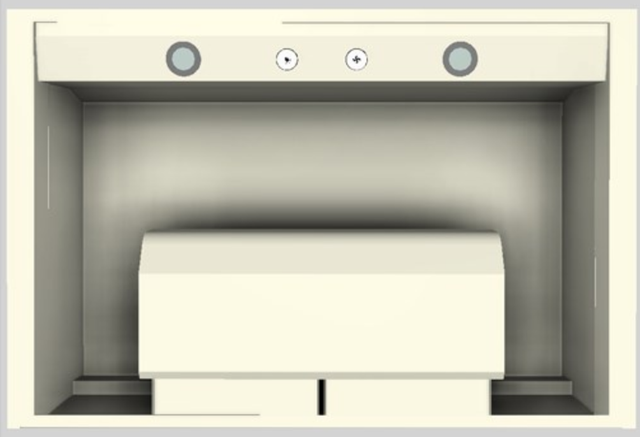 Vent-A-Hood® Designer Series 36" Biscuit Wall Mounted Range Hood-3