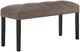 Crown Mark Vega Black/Brown Dining Bench-0