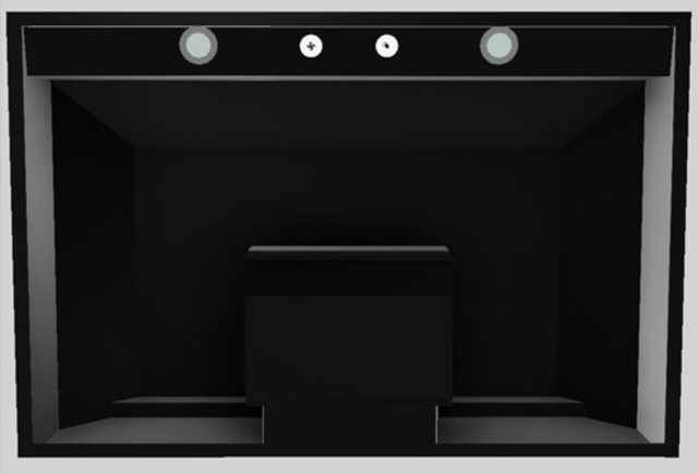 Vent-A-Hood® Designer Series 36" Black Wall Mounted Range Hood-1