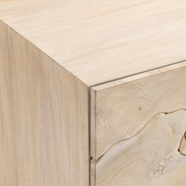 Bernhardt Calavaras Bernhardt Interiors Bleached Teak Nightstand-4