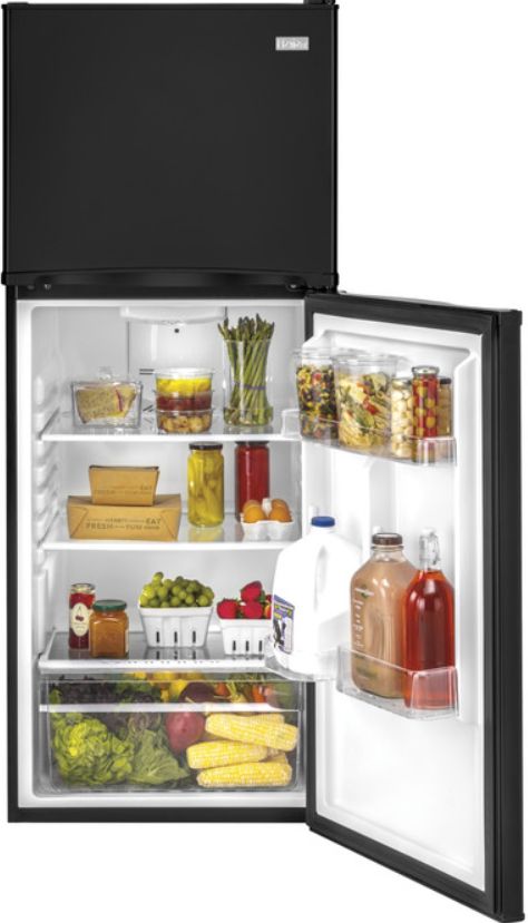 Haier 24" 9.8 Cu. Ft. Black Top Freezer Refrigerator-3