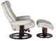BarcaLounger® Jacque Roman-Ivory Manual Recliner and Ottoman Set-2