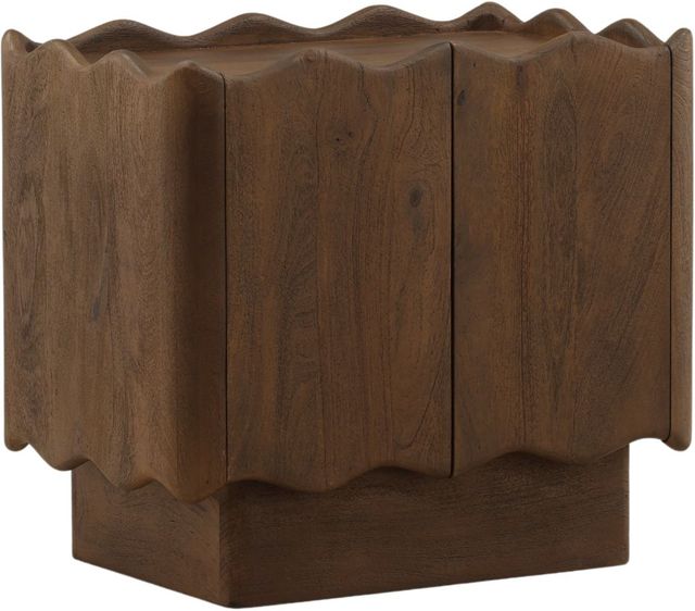 Dovetail Furniture Auberlin Brown Nightstand-0