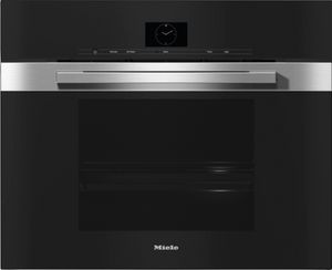 front view of the Miele 30" Clean Touch Steel Steam Oven