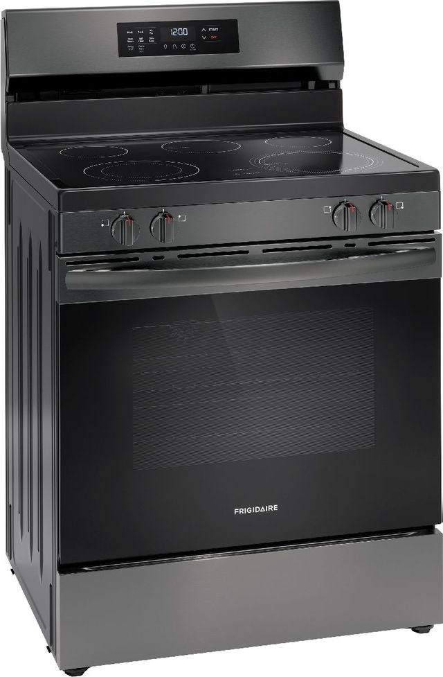 Frigidaire® 30" Black Stainless Steel Freestanding Electric Range-1