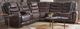 Corinthian Furniture Mcgregor 3-Piece Brown/Tobacco 73" Power Reclining Sectional-0