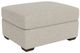 Flexsteel® Randall Silver Driftwood Ottoman-0