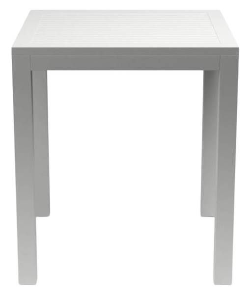 Sunset West Naples Satin White Metal Outdoor Pub Table-2