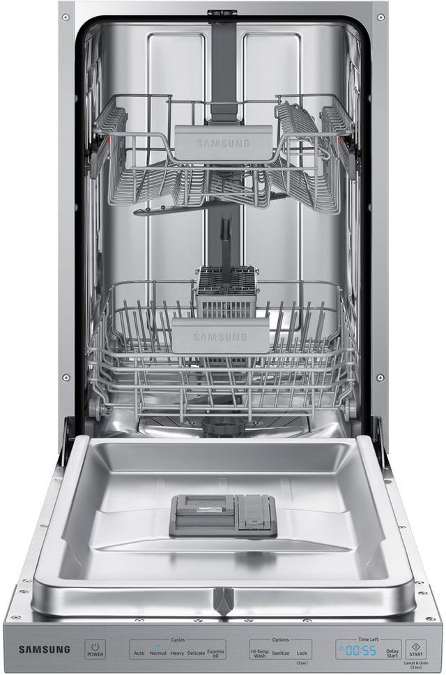 Samsung 18" Fingerprint Resistant Stainless Steel Built In Dishwasher-4