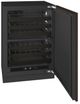 U-Line® Seamless Collection 24" 4.9 Cu. Ft. Panel Ready Dual-Zone Wine Refrigerator with Solid Door-3