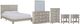 Signature Design by Ashley® Hollentown 6-Piece Whitewash Full Panel Bed Set-0