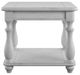 Emerald Home New Haven Oyster Shell Square End Table-4