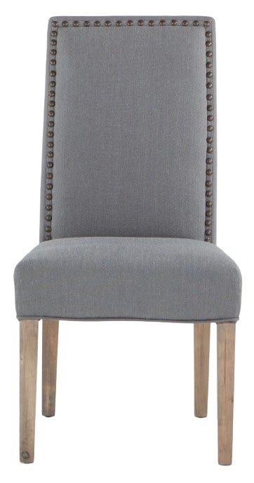 Home Trends & Design Jones Napoleon/Warm Gray Dining Chair-2