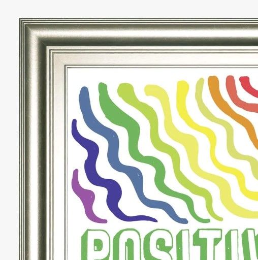 Classy Art Postivie Vibes by Elizabeth Medley Wall Art-1