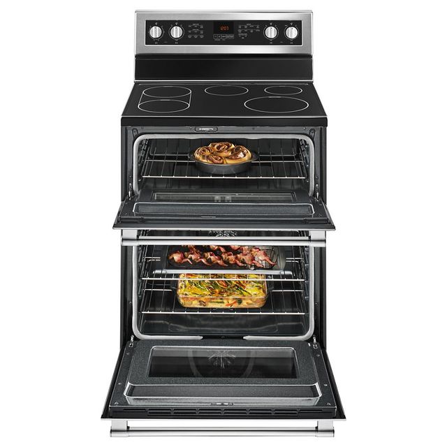 Cuisinière électrique autoportante de 30 po Maytag® de 6.7 pi³ - Acier inoxydable résistant aux traces de doigts-2