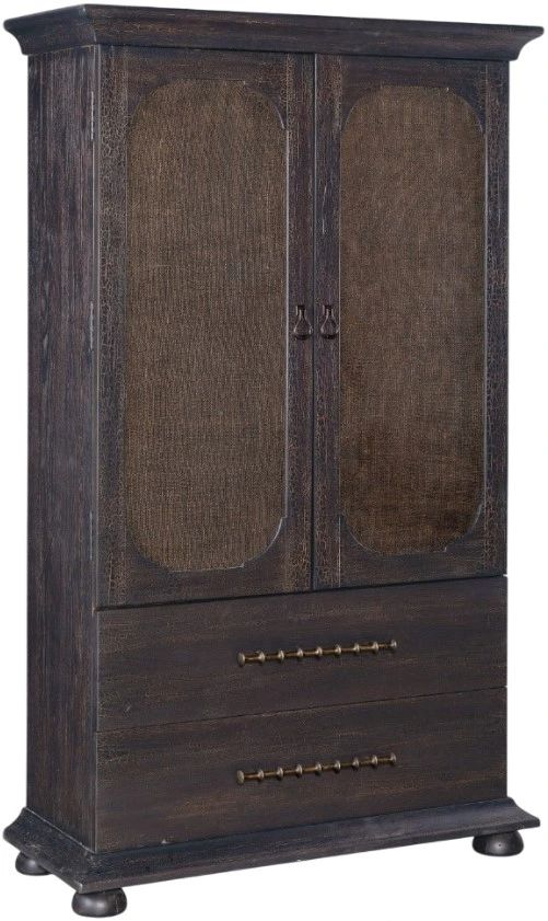 Hooker® Furniture Big Sky Charred Timber Small Wardrobe-0