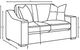 Coaster® Ashlyn 3-Piece Sand Upholstered Track Arm Sofa Set-5