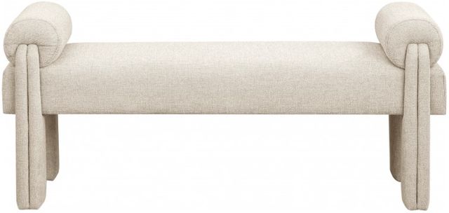 Meridian Furniture Stefano Beige Bench-1