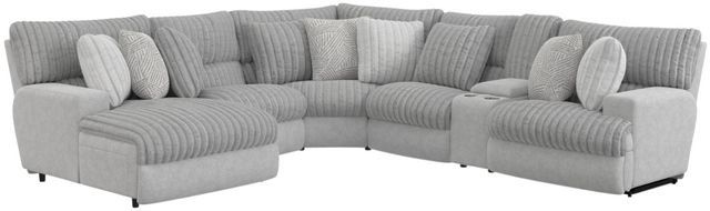 Catnapper® Abraxas 6-Piece Moonstruck U-Shape Power Reclining Sectional and Chaise-0
