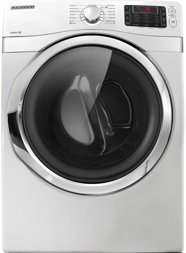 Samsung 7.5 Cu. Ft. White Electric Dryer-0