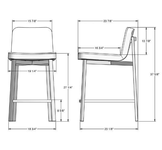 Amisco Customizable Waverly Counter Stool-2