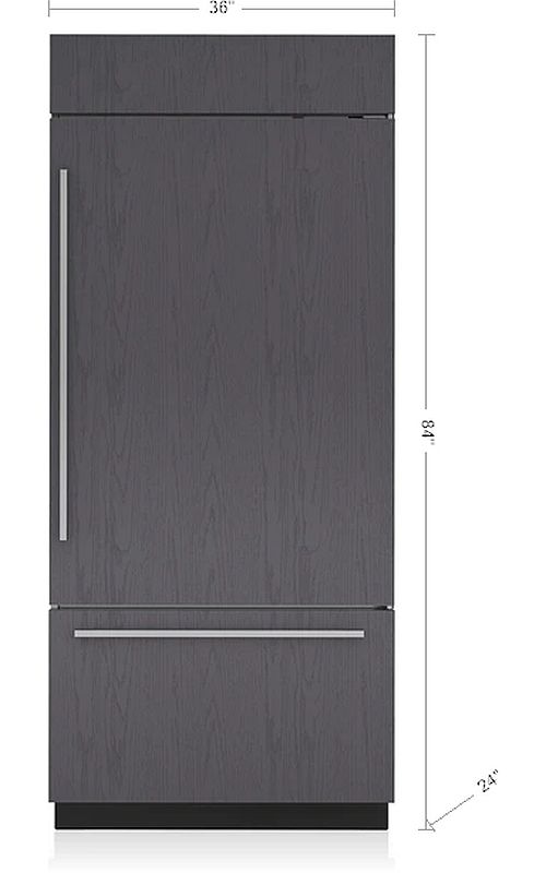 Sub-Zero® Classic Series 36" 20.7 Cu. Ft. Panel Ready Right Hinge Built-In Bottom Freezer Refrigerator with Internal Water Dispenser-3