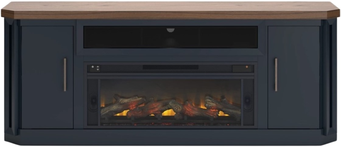 Signature Design by Ashley® Landocken Slate Blue TV Stand with