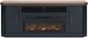 Signature Design by Ashley® Landocken Slate Blue TV Stand with Electric Fireplace-1