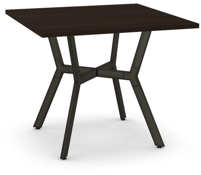 Amisco Customizable Norcross 30"  Birch Veneer Square Table-0