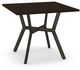 Amisco Customizable Norcross 30"  Birch Veneer Square Table-0