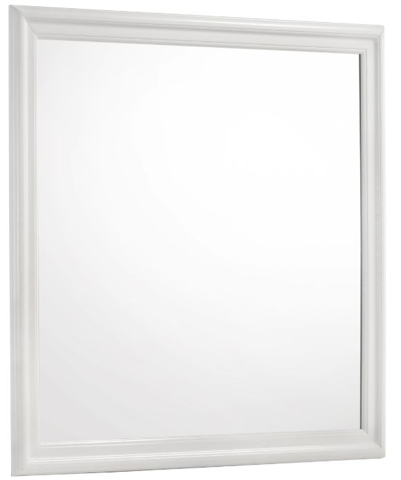 Crown Mark Amalia White Dresser Mirror-0