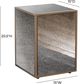 TOV Furniture Lana Antique Mirrored Side Table-2