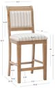 Linon Emerson Gray Wash Counter Stool-2