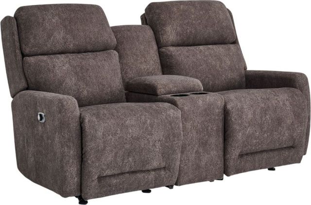 Best® Home Furnishings Customizable Livvy Power Reclining Space Saver Loveseat with Console-0