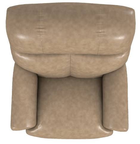 La-Z-Boy® Reed Beige Leather Power Wall Recliner with Headrest and Lumbar-4