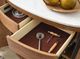 aspenhome® Caden Spiced Caramel Bar Cabinet with Marble Top-2