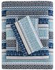 Olliix by True North by Sleep Philosophy Cozy Flannel Blue Fair Isle Queen 100% Cotton Printed Sheet Set-0