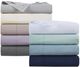 Olliix by Madison Park 4 Piece White Full Peached Percale Cotton Sheet Set-3