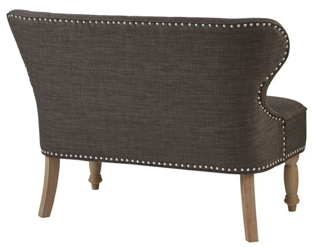 Olliix by Madison Park Stanford Charcoal Settee-1