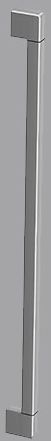 Liebherr Monolith Brushed Aluminum Soft-Edge Handle-0
