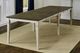 A-America® Beacon Peppercorn Leg Table with Smokey White Base-1