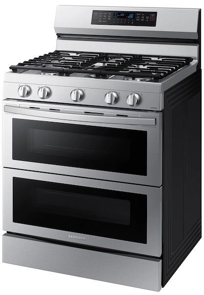Samsung 30" Fingerprint Resistant Stainless Steel Freestanding Gas Range-3