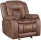 New Classic® Home Furnishings Morello Brown Power Glider Recliner-0