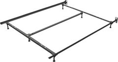 Rize Home Deluxe Queen/King/California King Bed Frame with Spin Glides and 6 Legs
